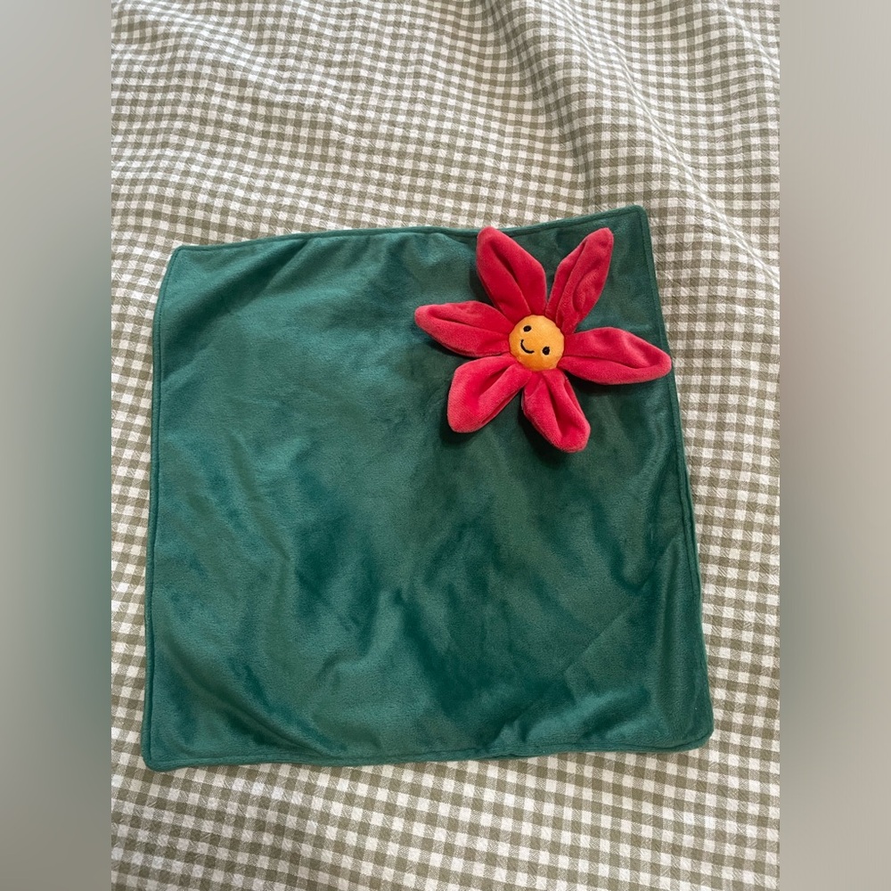 Jellycat Soother Baby Lovey Jellycat Flower blanket